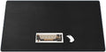 CENNBIE Leather Desk Pad Large, 55.1" x 27.5" Desk Mat Protector (Black)