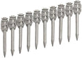 100x Collated Concrete Nails 1-1/2 Inch (38mm) for Hilti BX 4 (BX4) Cordless Concrete Nailer, B4 MX Collated Strip, Full Round Head Hardened Steel Pins for Metal Track, Drywall & Concrete