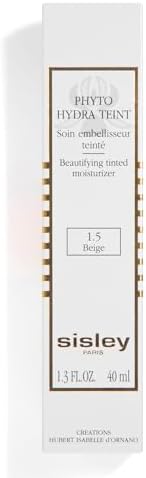 Sisley Paris Phyto-Hydra Teint, No. 1.5 Beige - 40 mL - Beautifying Tinted Moisturizer - Evens, Corrects & Illuminates - Glide-On, Light Texture for Glowy, Bare-Skin Finish