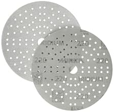 Mirka Iridium 6 Inch 220 Grit Premium Ceramic Blend Sanding Discs, 50 Pack