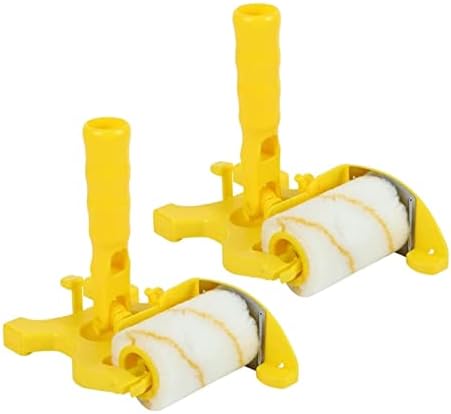 8 Pcs Paint Edger Roller Brush Tools Portable Clean-Cut for Home Wall Ceilings
