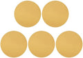 HARFINGTON 5 Pcs 9 Inch Sanding Discs 220 Grit Yellow Aluminum Oxide