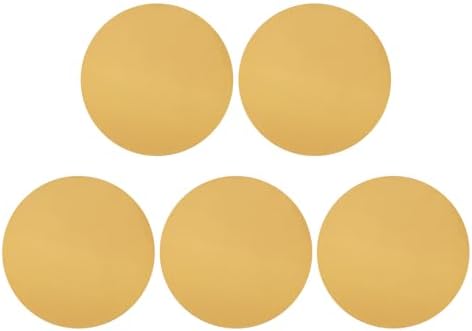 HARFINGTON 5 Pcs 9 Inch Sanding Discs 220 Grit Yellow Aluminum Oxide