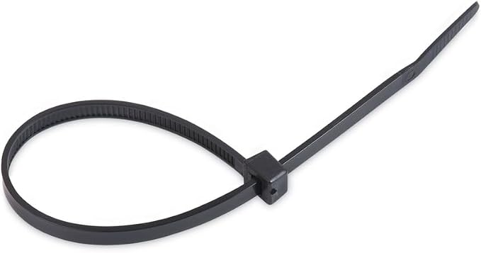 Tatco 22600 Nylon Cable Ties, 8 x 3/16, 50 lb, 1000/Pack, Black