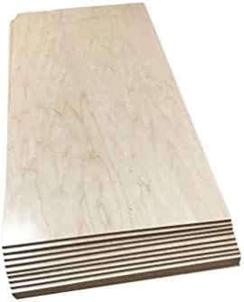 1/8" x 12" x 20" Pre-Finished Maple Plywood - Perfect for CNC & Laser Cutting - Cherokee Wood Products (20)