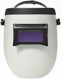 Auto Darkening Welding Helmet - Flip Up Lens, Lightweight, Shade #4/9-13 (White)