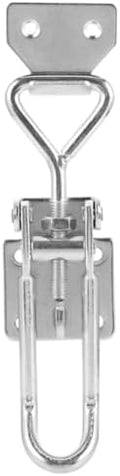 KALLORY Adjustable Stainless Steel Toggle Latch Clamp Easy Installation, Sturdy Material for Movable Bases and Repairing Field, Practical and Reliable Workholding Device