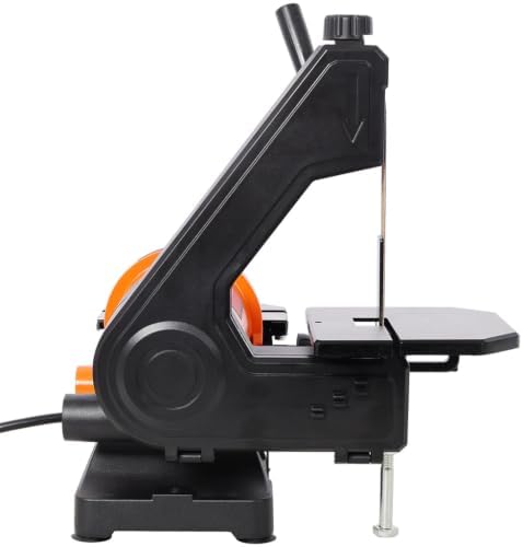 1 x 30 Inch Belt Disc Sander Combo, Benchtop Belt Sander with 5 Inch Disc, 0-45° Adjustable Cast Aluminum Worktables, Quick Belt Change, Dual Dust Ports & Miter Gauge for Woodworking