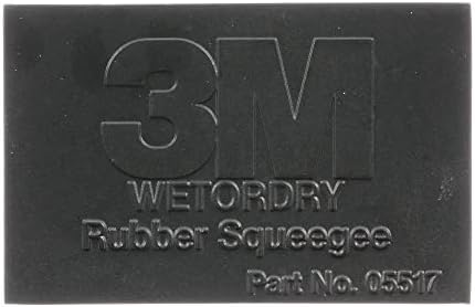 3M Wetordry Rubber Squeegee 05517, 2-3/4 in x 4-1/4 in, Comfort Fit