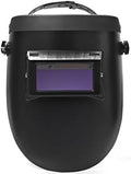 Auto Darkening Welding Helmet - Flip Up Lens, Lightweight, Shade #4/9-13 (Black)