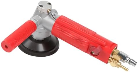 4" Pneumatic Wet Stone Polisher Air Sander Wet Marble Grinder Concrete Water Jet for Polishing Marble Granite Tool 4300RPM