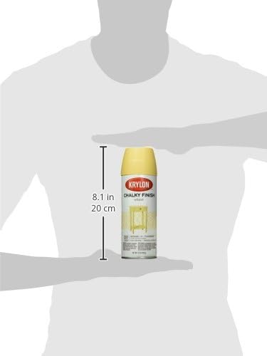 Krylon K04114000 Chalky Finish Spray Paint, Wheat, 12 Ounce