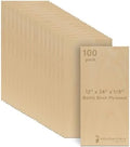 Baltic Birch Plywood, 3 mm 1/8 x 12 x 24 Inch Craft Wood, Box of 100 B/BB Grade Baltic Birch Sheets, Perfect for Laser, CNC Cutting and Wood Burning, by Woodpeckers