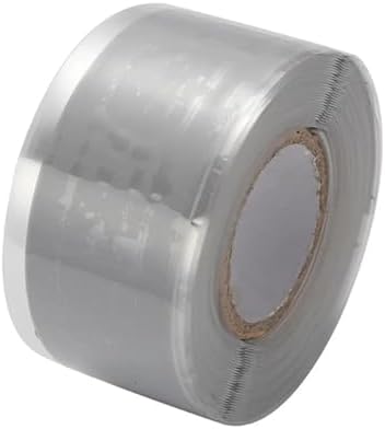 10 Roll 1 Inch X 10 FT Self-Fusing Silicone, Thickness 0.5mm Hose Repair Tape, Heavy Duty and Leak Proof Rubber Hose Tape, Pipe for Water(Gray)