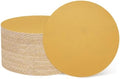 HARFINGTON 100 Pcs 5 Inch Sanding Discs 600 Grit Yellow Aluminum Oxide