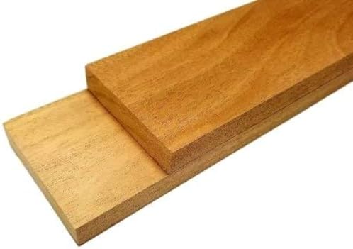 Barrington Hardwoods Mahogany Lumber - 3/4" x 4" (2 Pcs) (3/4" x 4" x 12")