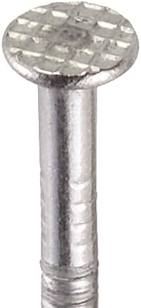 Simpson Strong-Tie S8SND5-8d Ring-Shank Wood Siding Nail, 2-1/2 Inch x 0.156 Inch, 13 Gauge, Full Round Head, Diamond Point, Type 304 Stainless Steel (Pack of 980)