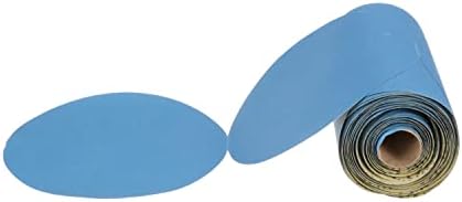 3M Stikit Blue Abrasive Disc Roll, 321U, 36210, 6 in, 320+ Grade, No Hole