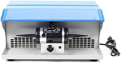 Polishing Buffing Machine, 200W Powerful Jewelry Tabletop Dust Collector Buffing Machine With Adjustable Speed 0-10000rpm, Light Jewelry Polisher With Footpads & Safety Locks For Polishing Jewelry