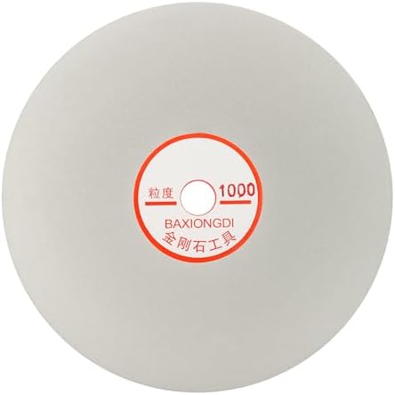 6 Inch x 1/2" Arbor Diamond Flat Lap Disc, 1000 Grit