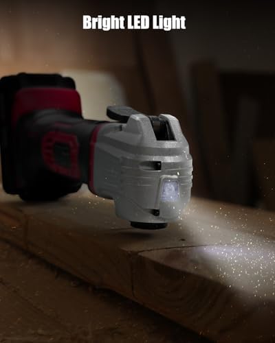 AVID POWER Cordless Oscillating Tool 20V Battery Powered Oscillating Multitool with 2.8° Oscillation Angle, Variable Speed Oscillating Saw w/ 28 Pcs Accessories for Scraping/Cutting & Sanding