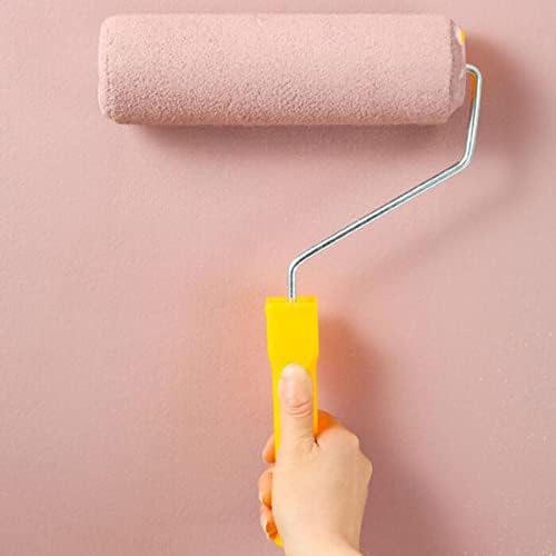 Paint Roller Set, 9 Inch Paint Roller Frame, Paint Roller Set for Walls, Including 9'' and 4'' Paint Rollers, Masking Tape, Paint Brush for Room Home Office