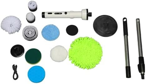 Electric Spin Scrubber with Replaceable Brush Heads