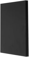MECCANIXITY UHMW Sheet Ultra High Molecular Weight Polyethylene Sheet, 3/4" Thick Hard HDPE Plastic Sheet Board for DIY Craft 6" x 8" Black