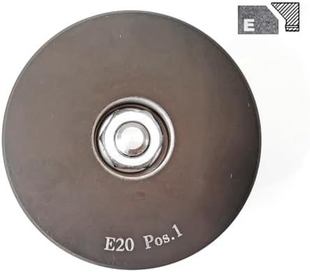 E20 3/4 inch Bevel Diamond Hand Profile Wheel Segmented Granding Router Bit with M10 Thread for Stone Granite Marble Concrete Quartz Countertop Floor Tile Edge