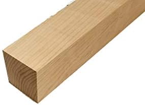 Barrington Hardwoods Hard Maple Lumber Turning Blank Square - 2.5" x 2.5" x 36" (1 Pc)