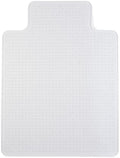 Staples Office Chair Mat, Clear, 48x36 Inch, Medium-Pile Carpet, with Lip