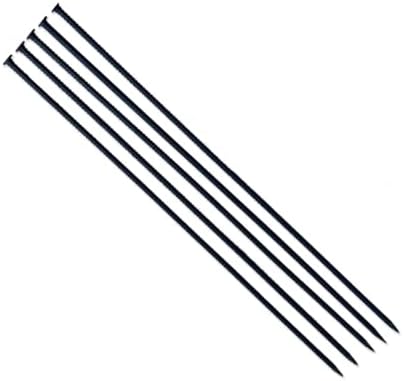 Sandbaggy 48" Steel Rebar Stakes with Nail Head - Garden Stakes (#4 Rebar - 1/2" Diameter) - l-Shape - Ground Stake, Pins, Landscaping Spikes, Construction (20, Count)