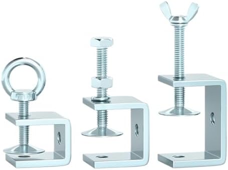 Galvanized Carbon Steel Tiger Clamp Multiple Shapes Open Height 20-130MM Thickened Material Fixed Fixture Clamping Device(Rotundity 85)