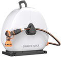Giraffe Tools Ground-Mounted Retractable Garden Hose Reel, 5/8" x 92FT