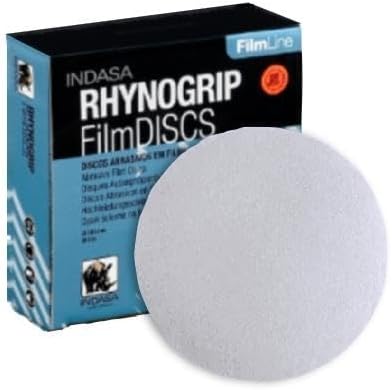 Indasa 5" FilmLine Rhynogrip Solid Sanding Discs, 7500F Series 600