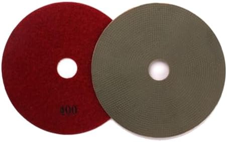 5" Electroplated Diamond Polishing Pads- 400 Grit Wet Dry Sanding for Granite Marble Concrete Ceramics Glass (5"-400 Grit-1PCS)