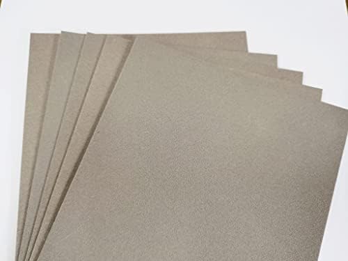 Sanded Pastel Paper,21.49" X 15.4" Brown Art Supplies,Craft Sandpaper,Large Heavyweight Sand Paper for Artists Pencils & Charcoal Soft Oil Pastels(5 Sheets Brown)