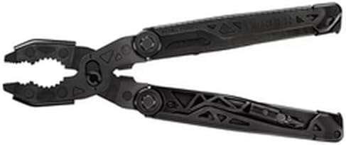 Gerber Gear Dual-Force Multitool - Heavy Duty, Center Axis Driver, Blunt Nose Pliers with Saw, Wire Cutters, Bit Storage, and More - Black