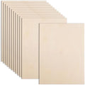 AWIZOM 12 Pack Basswood Sheets for Crafts-12 x 16 x 1/8 Inch- 3mm Thick Plywood Sheets with Smooth Surfaces Unfinished Wood Boards for Laser Cutting, Wood Burning, Architectural Models, Staining