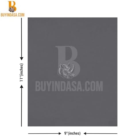 Indasa 50 PCS 9x11” Wet & Dry Sandpaper Sheets, 2500 GRIT, Rhynowet Clog-Resistant Abrasive for Wood, Metal, Auto, Paint & Clear Coat Finishing, Sand Paper Silicon Carbide, Plusline