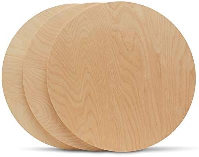 Wood Circles 14 inch 1/2 inch Thick, Unfinished Birch Plaques, Pack of 1 Wooden Circle for Crafts and Blank Sign Rounds, by Woodpeckers