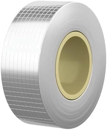 Waterproof Tape Butyl Tape Aluminum Foil Tape Butyl Tape Aluminum Foil Butyl Rubber Tape High Temperature Super Resistant god kvalitet Self Adhesive Wall Crack Roof Pipe Repair(5cmx10 Meters)