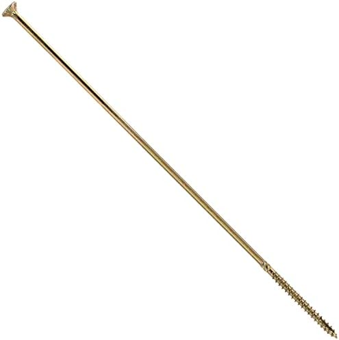 Jake Sales #15 x 12 Bronze Exterior Wood Screws - Torx Flat Head - ACQ Compatible - 1 lb Box (~10 Count)