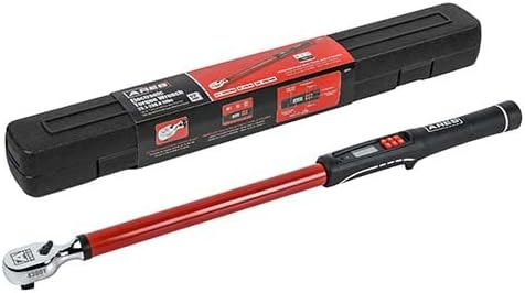 ARES 43001 1/2-Inch Drive Digital Torque Wrench | 25.1-250.8 ft-lb (30-340 Nm) Electronic Reversible Ratchet, Audio/Visual Multi-Alert, ±2% Accuracy
