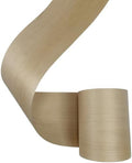 Maple Wood Veneer Sheet,Flat Cut,8.5''x 98'',Iron On Stick Veneer Roll Without Paper,Pre-glued Hot Melt Self Adhesive Strip for Cabinet Furniture Plywood Door Speaker Renovation Woodworking