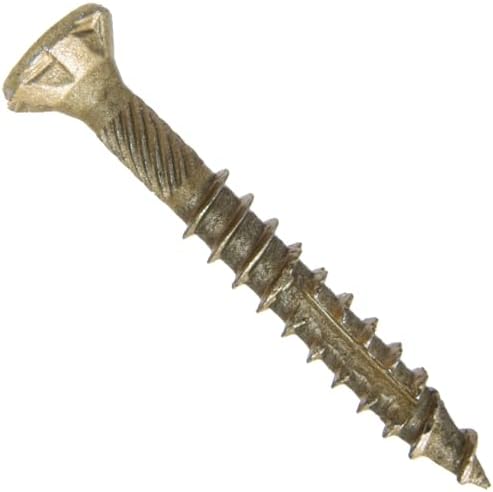 9 x 1-1/2" Bronze Coated Multipurpose Exterior Coated - ACQ Compatible Wood Screw Torx/Star Drive Flat Head 5 POUNDS CASE 6,300 Screws