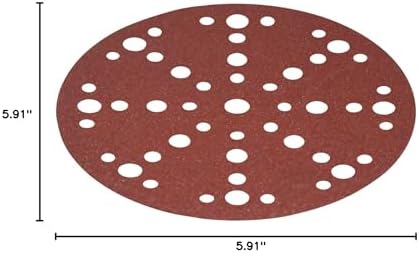 Festool 575188 Rubin 2 P80 Grit 6-Inch (150mm) Diameter Abrasive Sanding Discs, 50-Pack