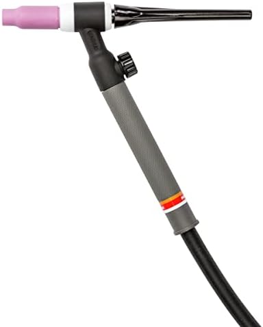 Lincoln Electric PTA-17V TIG Torch - for Air-Cooled TIG Welding - Valve Torch Head - 12.5 FT, 1 Piece Cable - K1782-6 