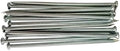 Metal Stakes, 6 Inch 140Pcs Galvanized Landscape Spikes,Garden Nails for Turf,Weed Barriers,Tent and More (140, 6 in)
