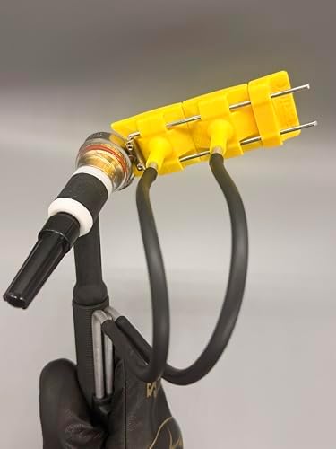 Furick Freddicello (TSFC) TIG Welding Trailing Shield System, Gas Purge System with Swivel Design, Compatible with any cup from Fupa12 up to SSBBW (Orange)